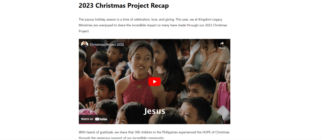 2023 christmas Project