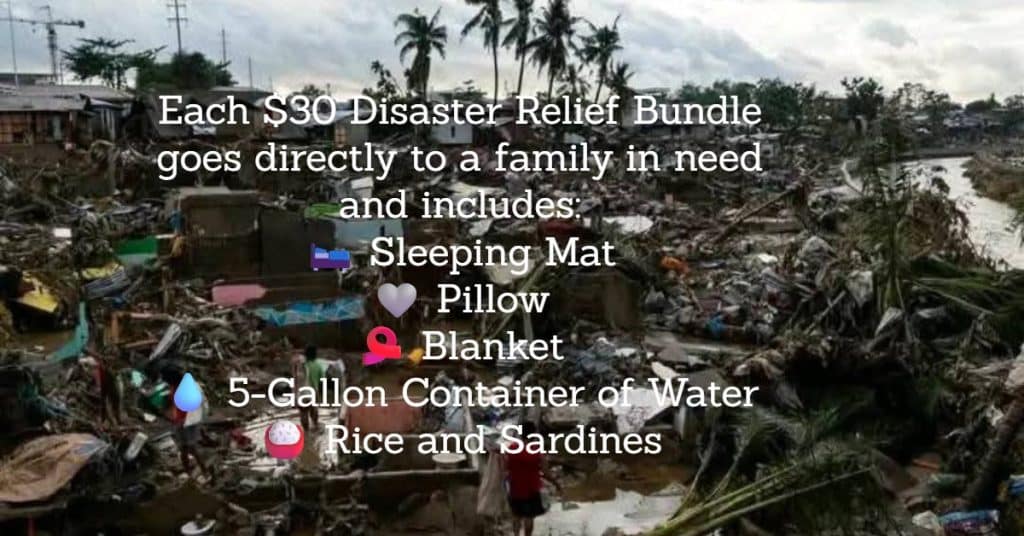 Disaster Relief Distribution in the Philippines: How You Can Help Families Affected by Typhoon Tino